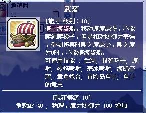 冒险岛标飞技能怎么加_冒险岛标飞一转_冒险岛标飞3转技能加点